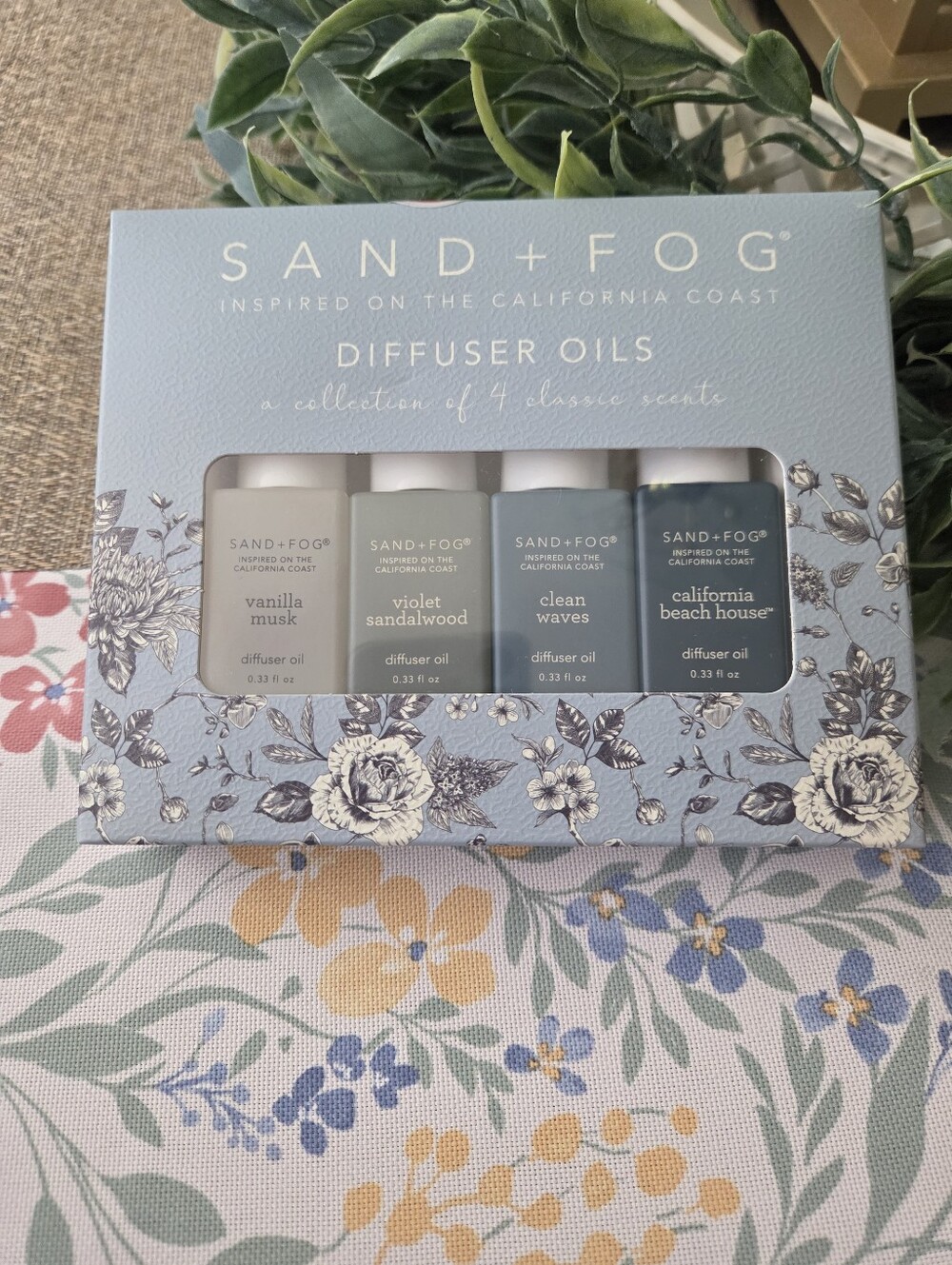 SAND + FOG Blue Diffuser Oils Set